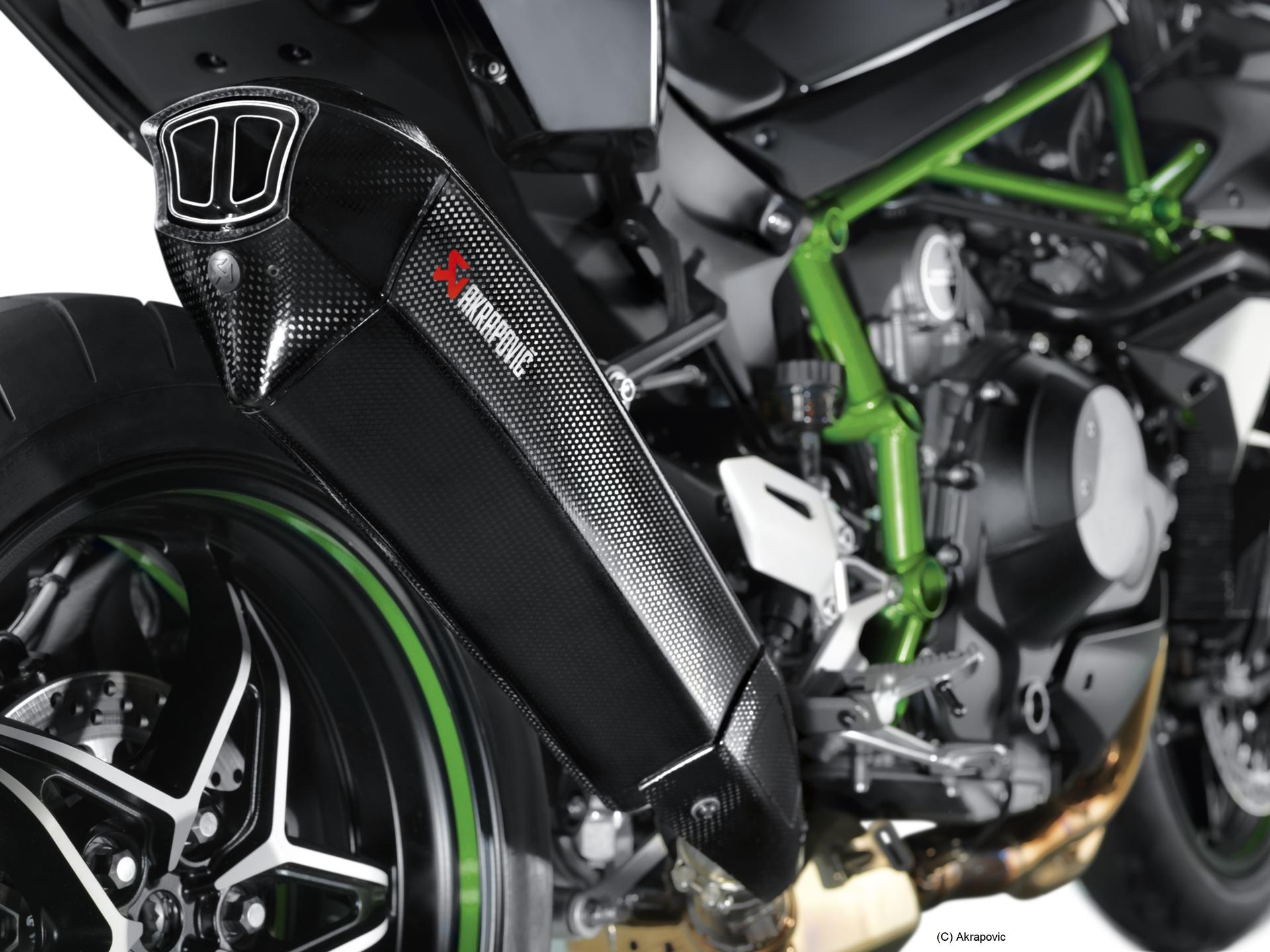 Tłumik Carbon Akrapovič do Ninja H2