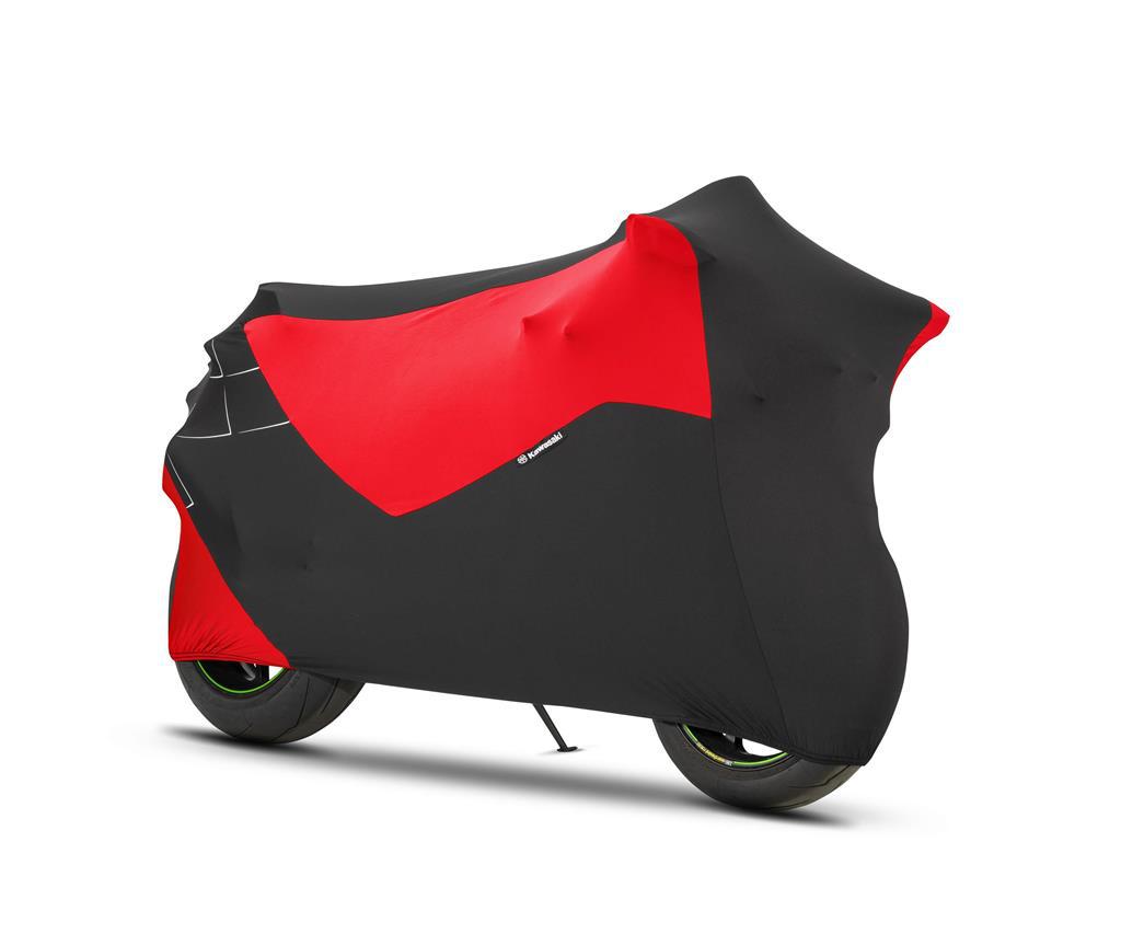 Pokrowiec motocyklowy Zielony, Red / Black