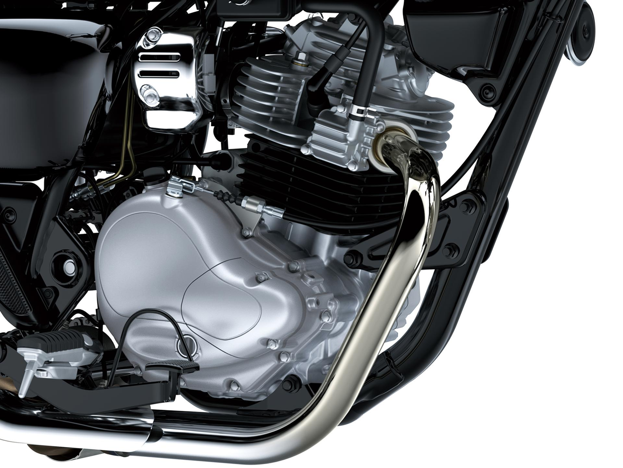 Silnik chłodzony powietrzem w stylu vintage