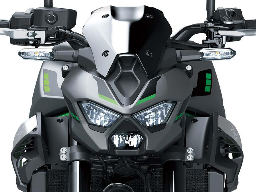 Kompaktowe reflektory LED i dynamiczny, zwarty przód