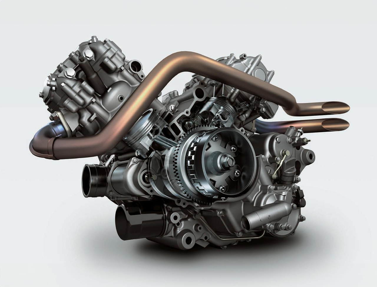 Mocny silnik V-Twin o pojemności 749 cm3