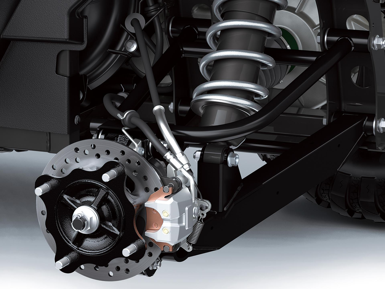 Dwuwahaczowe zawieszenie o dłuższym skoku