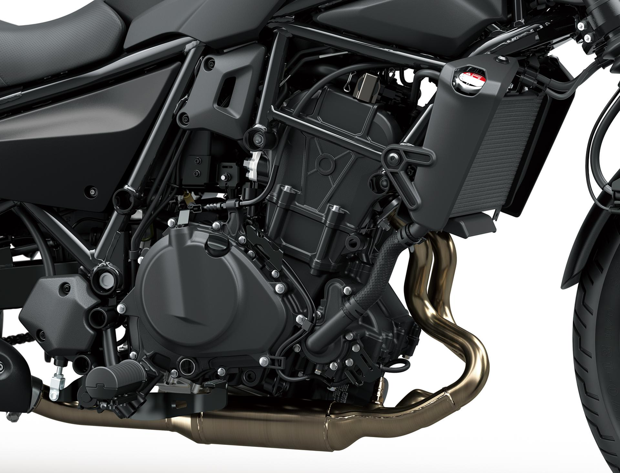 Silnik Parallel Twin oparty na silniku Ninja z doskonałą wydajnością na niskich obrotach