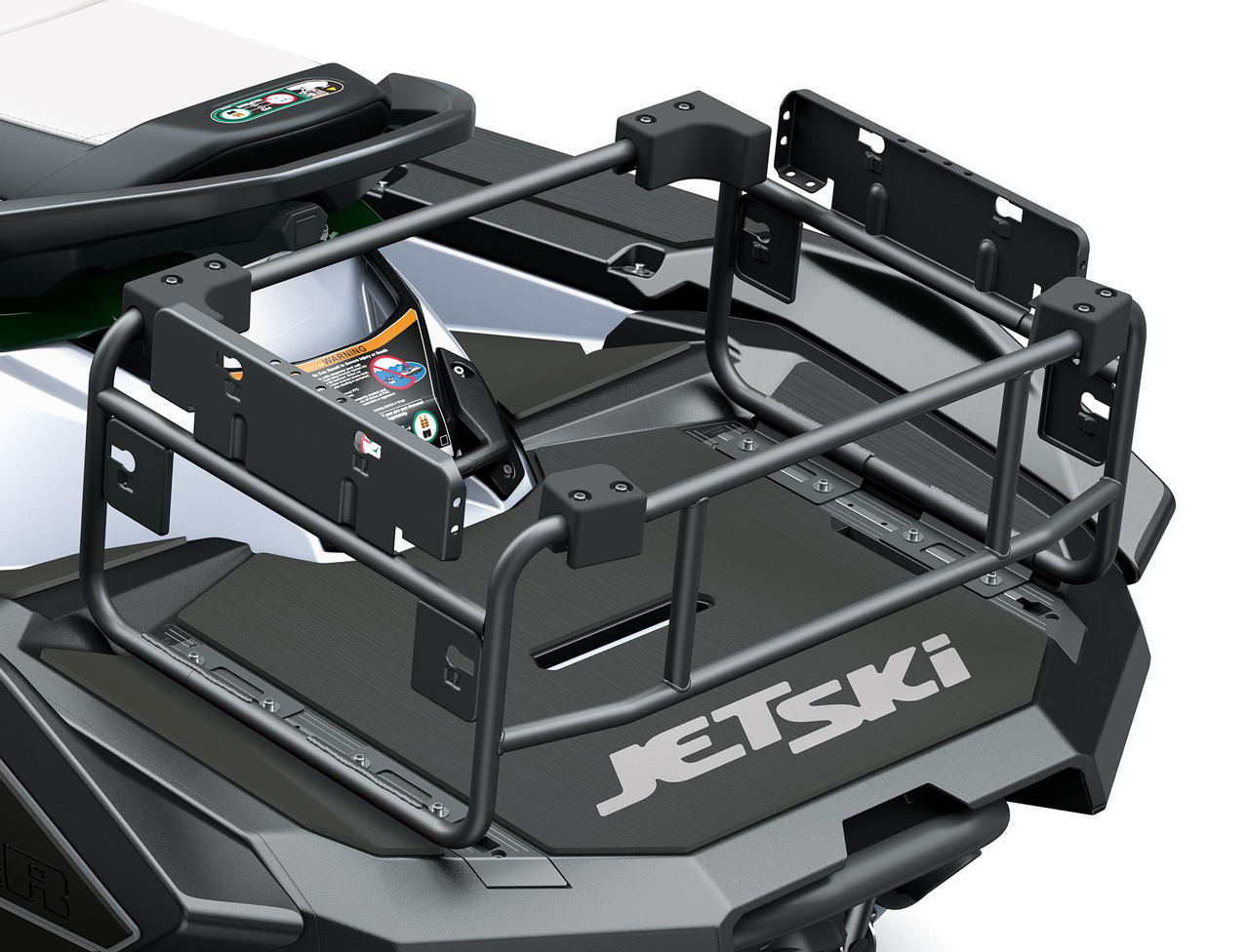 Tylny bagażnik z uchwytami na wędki i sprzęt