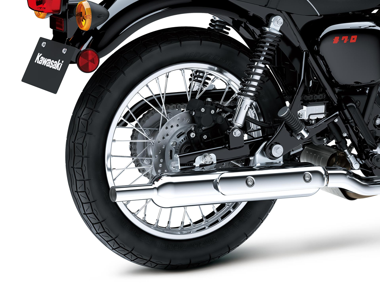 Najwyższej jakości tłumik Kawasaki ze stali nierdzewnej